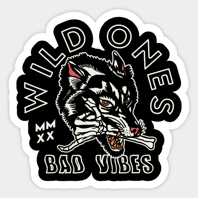 The Wild Ones Sticker by TerpeneTom